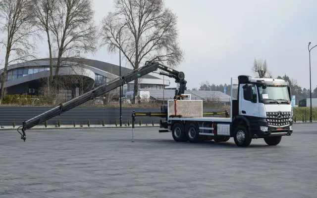 MERCEDES-BENZ AROCS 2636 / 6x4 / HIAB X-HIPRO 192 E-3 / WYSUW x3 / ROTATOR / STEROWANIE RADIOWE / UDT / PODPORY HYDRAULICZNE / AUTOMAT / KAMERA COFANIA / NISKI PRZEBIEG / SPROWADZONY 