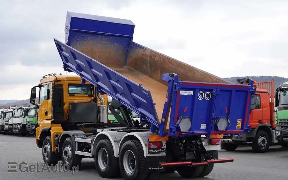 MAN TGS 35.500 / 8x4 / WYWROTKA / HYDROBURTA / NAVI / 2019 ROK 