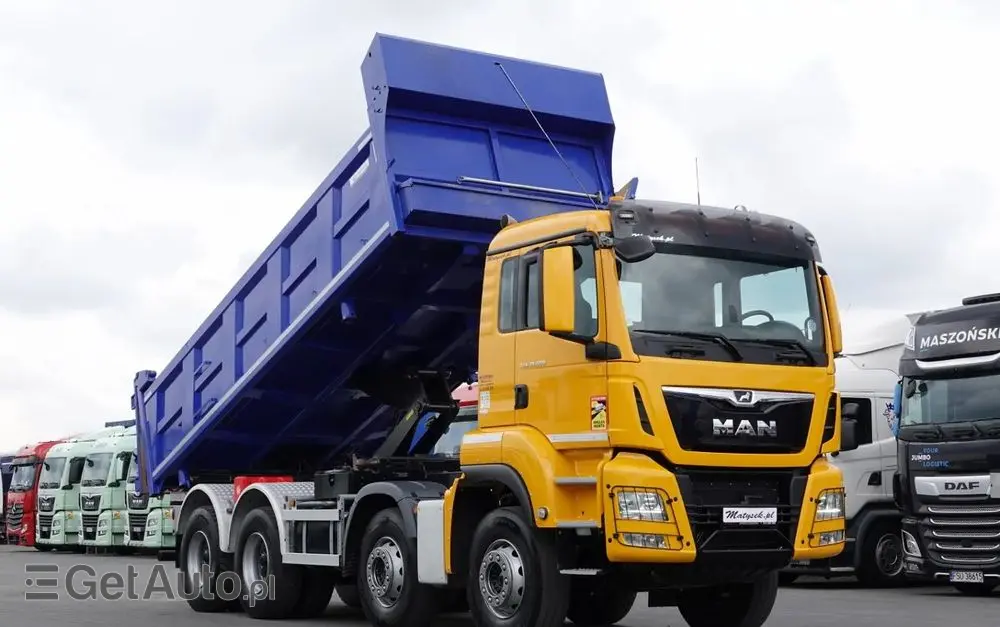 MAN TGS 35.500 / 8x4 / WYWROTKA / HYDROBURTA / NAVI / 2019 ROK 