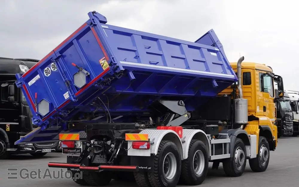 MAN TGS 35.500 / 8x4 / WYWROTKA / HYDROBURTA / NAVI / 2019 ROK 