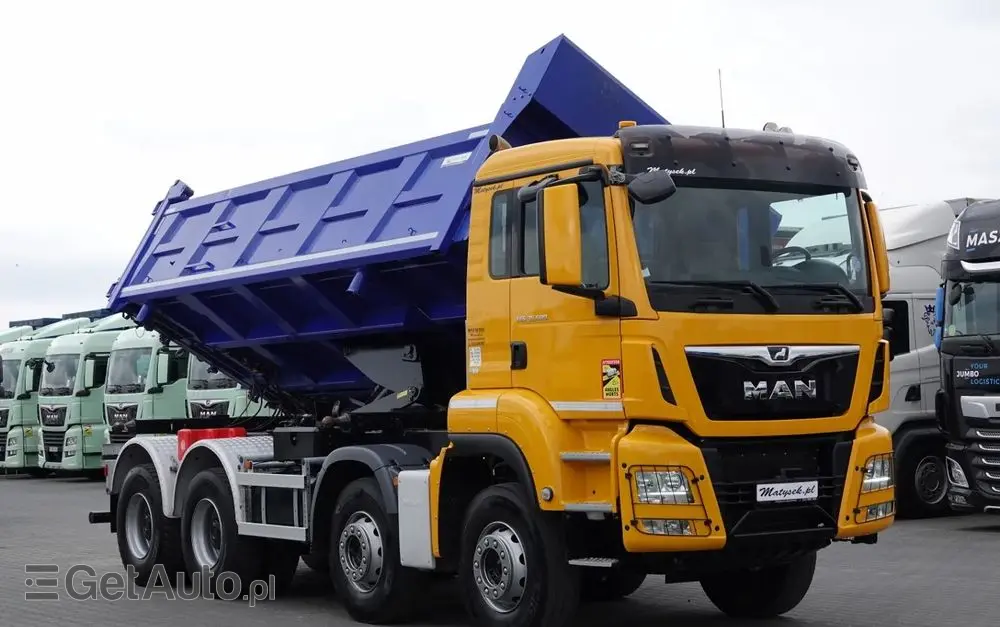 MAN TGS 35.500 / 8x4 / WYWROTKA / HYDROBURTA / NAVI / 2019 ROK 