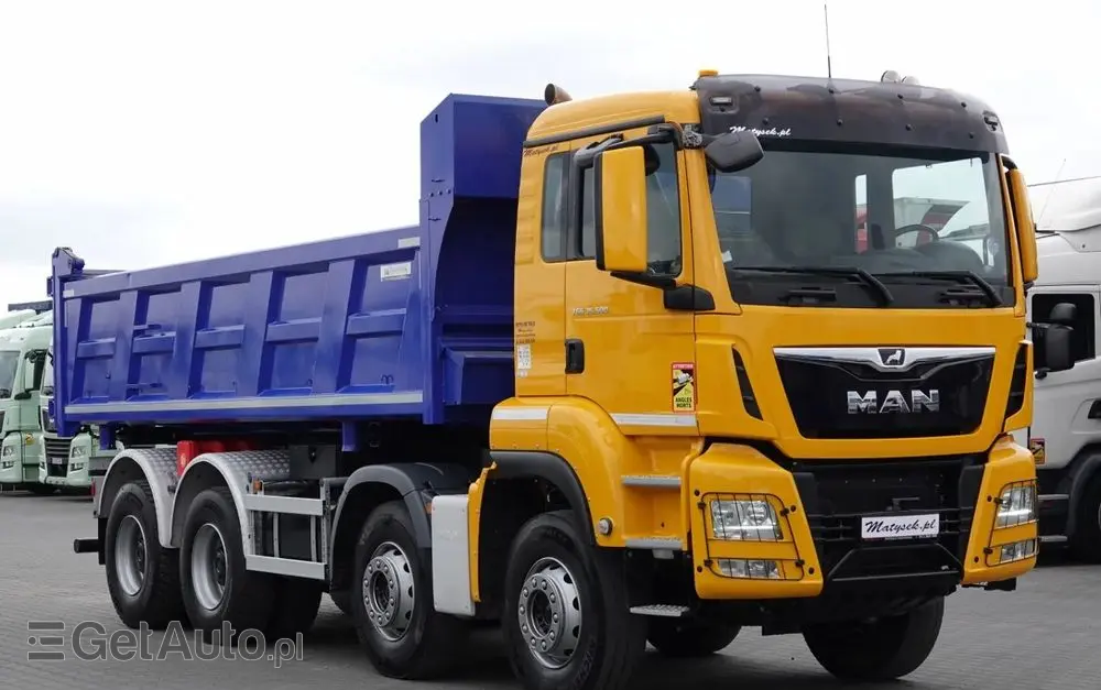 MAN TGS 35.500 / 8x4 / WYWROTKA / HYDROBURTA / NAVI / 2019 ROK 