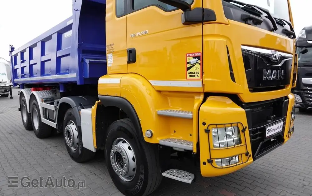 MAN TGS 35.500 / 8x4 / WYWROTKA / HYDROBURTA / NAVI / 2019 ROK 