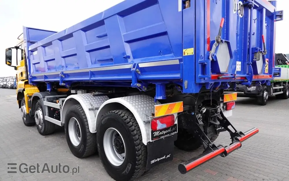 MAN TGS 35.500 / 8x4 / WYWROTKA / HYDROBURTA / NAVI / 2019 ROK 