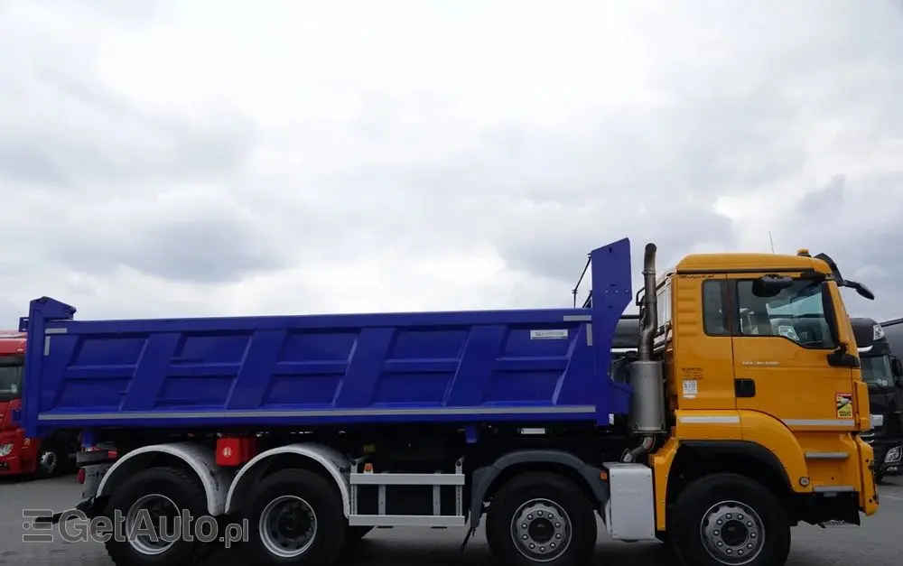 MAN TGS 35.500 / 8x4 / WYWROTKA / HYDROBURTA / NAVI / 2019 ROK 