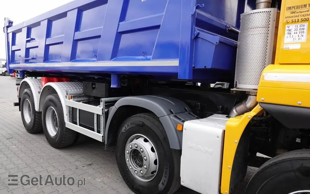 MAN TGS 35.500 / 8x4 / WYWROTKA / HYDROBURTA / NAVI / 2019 ROK 