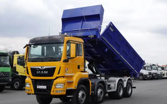 MAN TGS 35.500 / 8x4 / WYWROTKA / HYDROBURTA / NAVI / 2019 ROK 