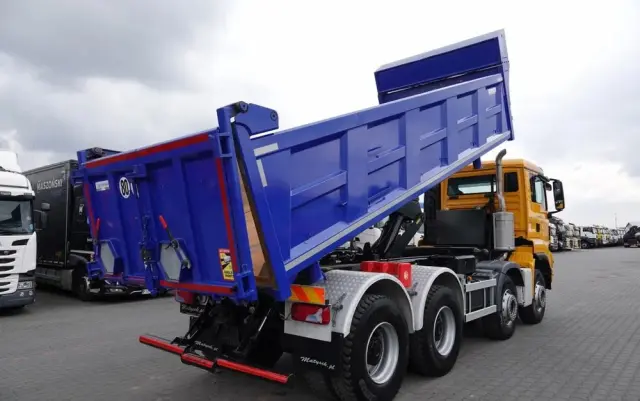 MAN TGS 35.500 / 8x4 / WYWROTKA / HYDROBURTA / NAVI / 2019 ROK 