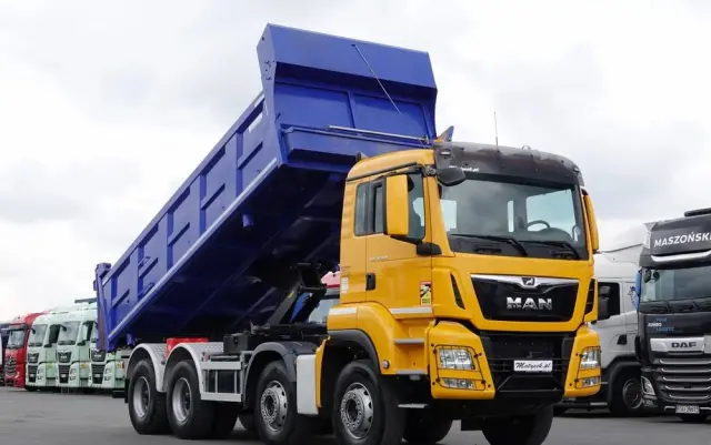 MAN TGS 35.500 / 8x4 / WYWROTKA / HYDROBURTA / NAVI / 2019 ROK 