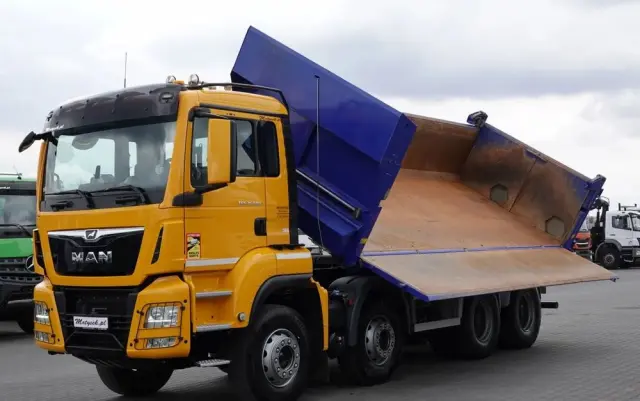 MAN TGS 35.500 / 8x4 / WYWROTKA / HYDROBURTA / NAVI / 2019 ROK 