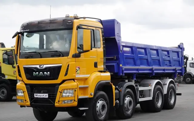 MAN TGS 35.500 / 8x4 / WYWROTKA / HYDROBURTA / NAVI / 2019 ROK 