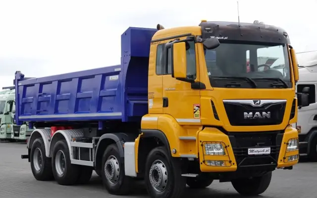 MAN TGS 35.500 / 8x4 / WYWROTKA / HYDROBURTA / NAVI / 2019 ROK 