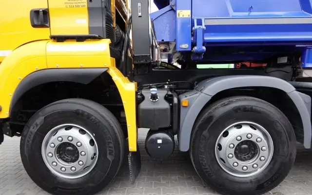 MAN TGS 35.500 / 8x4 / WYWROTKA / HYDROBURTA / NAVI / 2019 ROK 