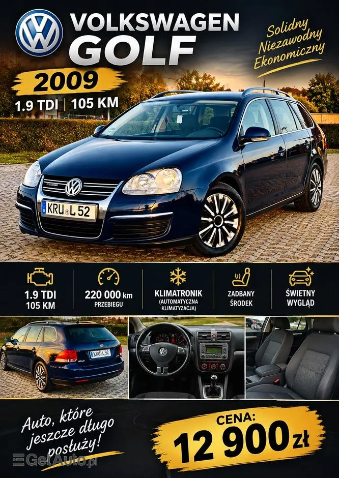 VOLKSWAGEN Golf 1.9 TDI DPF Trendline