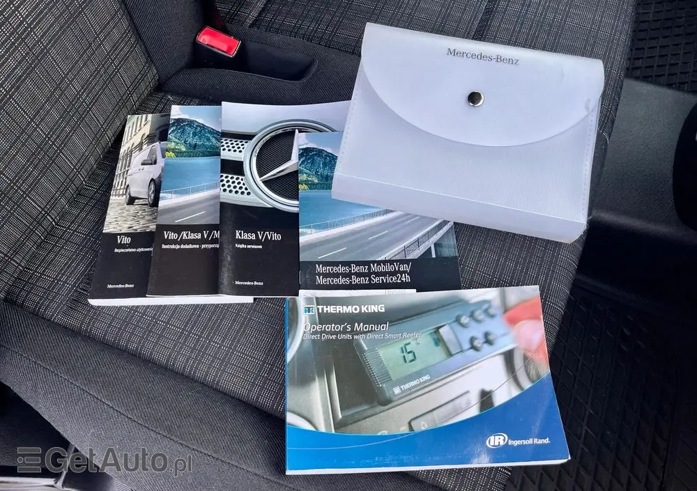 MERCEDES-BENZ VITO LONG CHŁODNIA / THERMO KING / SALON POLSKA / FV23% 