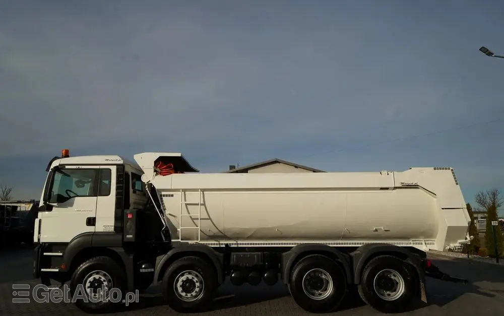 MAN TGS 35.440 / 8X4 / WYWROTKA TYLNOZSYPOWA / HYDROKLAPA / MANUAL  / EURO 5 