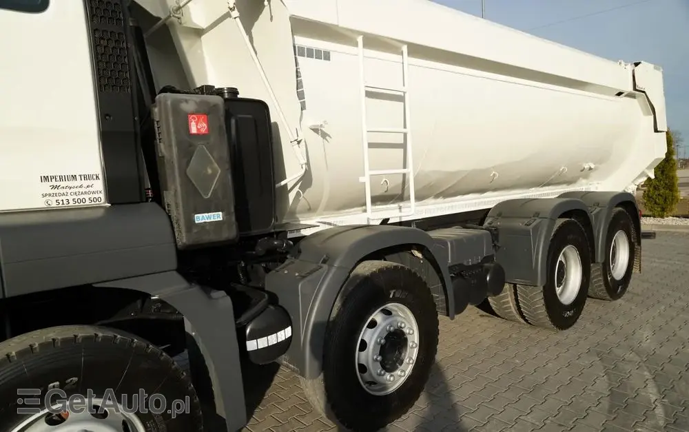 MAN TGS 35.440 / 8X4 / WYWROTKA TYLNOZSYPOWA / HYDROKLAPA / MANUAL  / EURO 5 