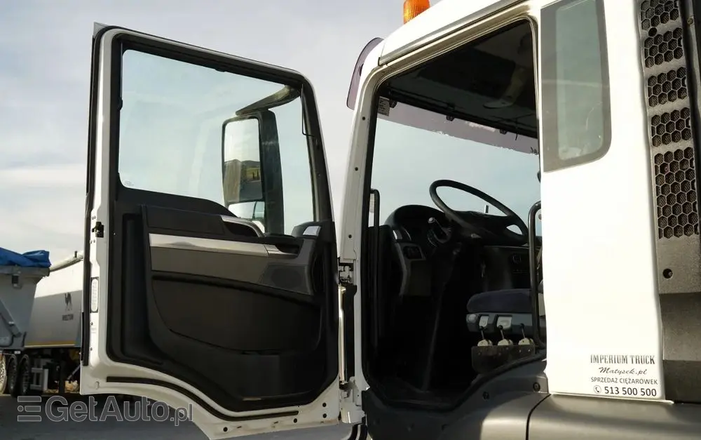 MAN TGS 35.440 / 8X4 / WYWROTKA TYLNOZSYPOWA / HYDROKLAPA / MANUAL  / EURO 5 