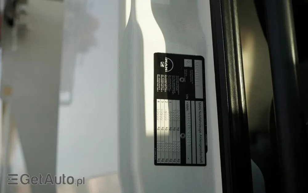 MAN TGS 35.440 / 8X4 / WYWROTKA TYLNOZSYPOWA / HYDROKLAPA / MANUAL  / EURO 5 