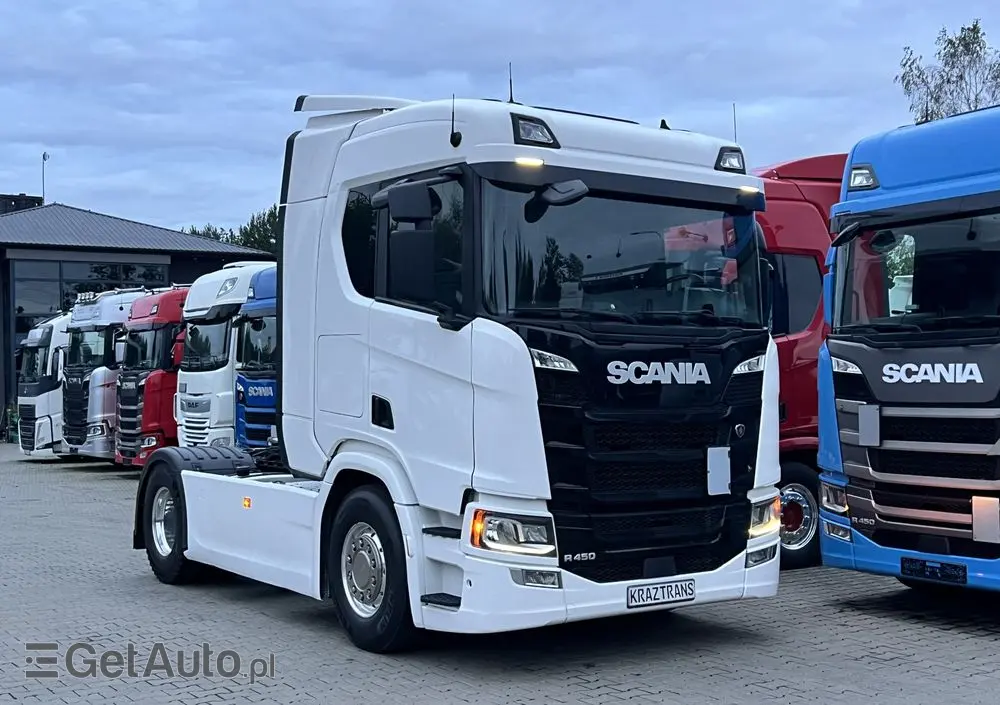 SCANIA R450 z Niemiec cała na poduszce x6 hydraulika ASO Scania Full LED NAVI 