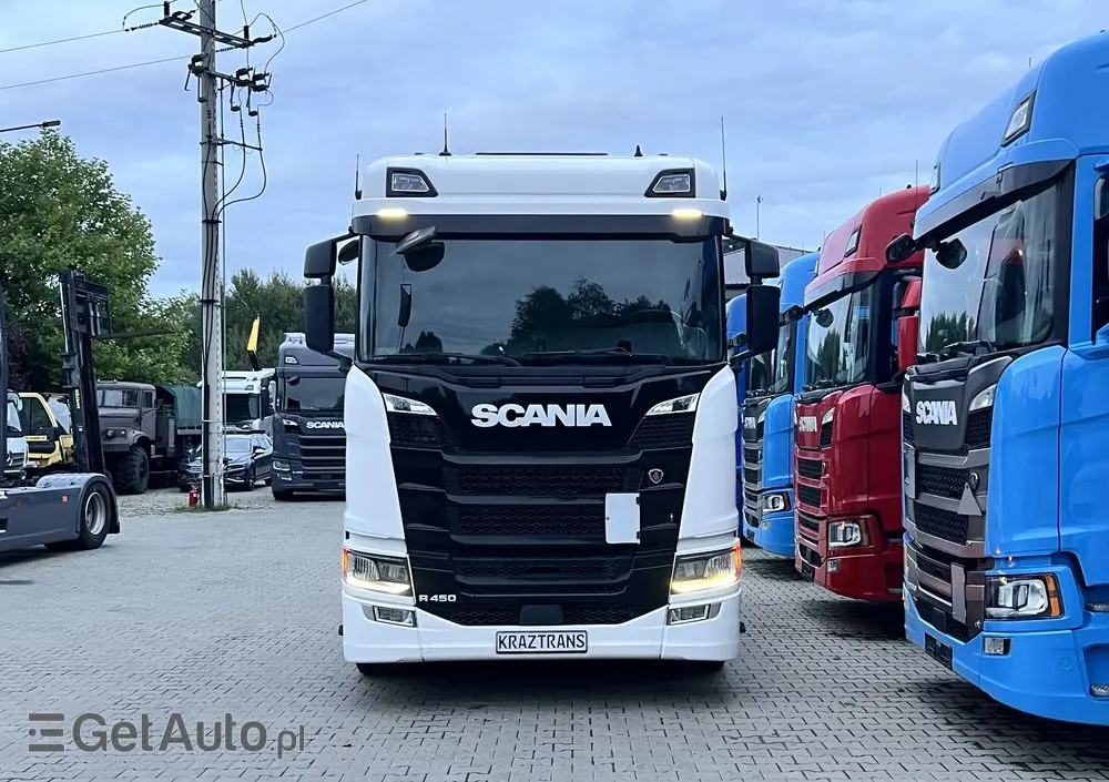 SCANIA R450 z Niemiec cała na poduszce x6 hydraulika ASO Scania Full LED NAVI 