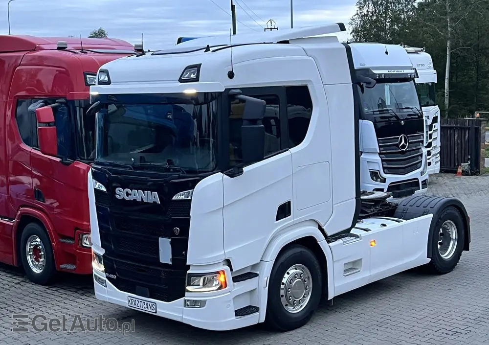 SCANIA R450 z Niemiec cała na poduszce x6 hydraulika ASO Scania Full LED NAVI 
