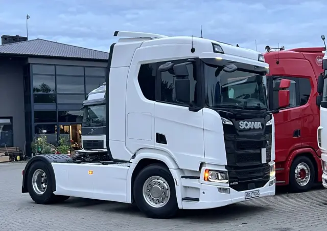 SCANIA R450 z Niemiec cała na poduszce x6 hydraulika ASO Scania Full LED NAVI 