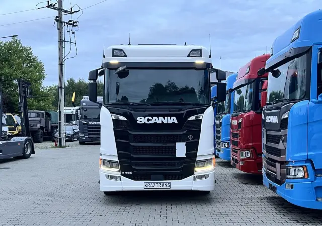 SCANIA R450 z Niemiec cała na poduszce x6 hydraulika ASO Scania Full LED NAVI 