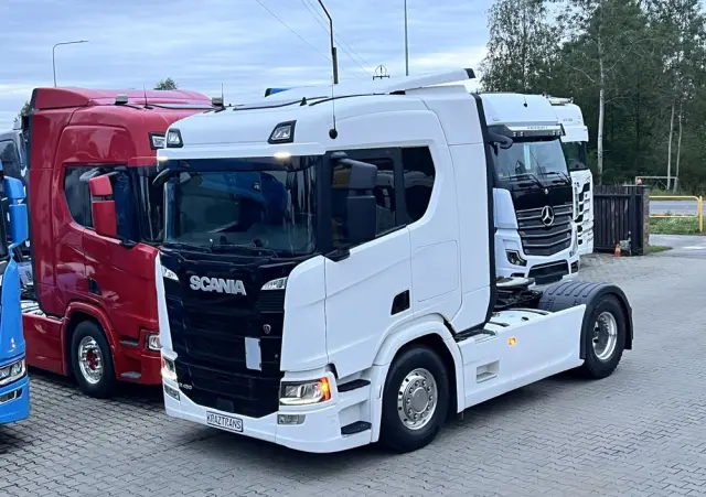 SCANIA R450 z Niemiec cała na poduszce x6 hydraulika ASO Scania Full LED NAVI 