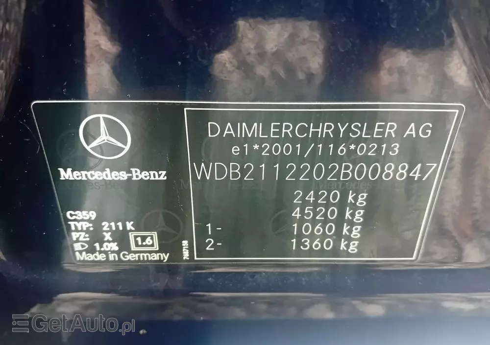 MERCEDES-BENZ Klasa E 