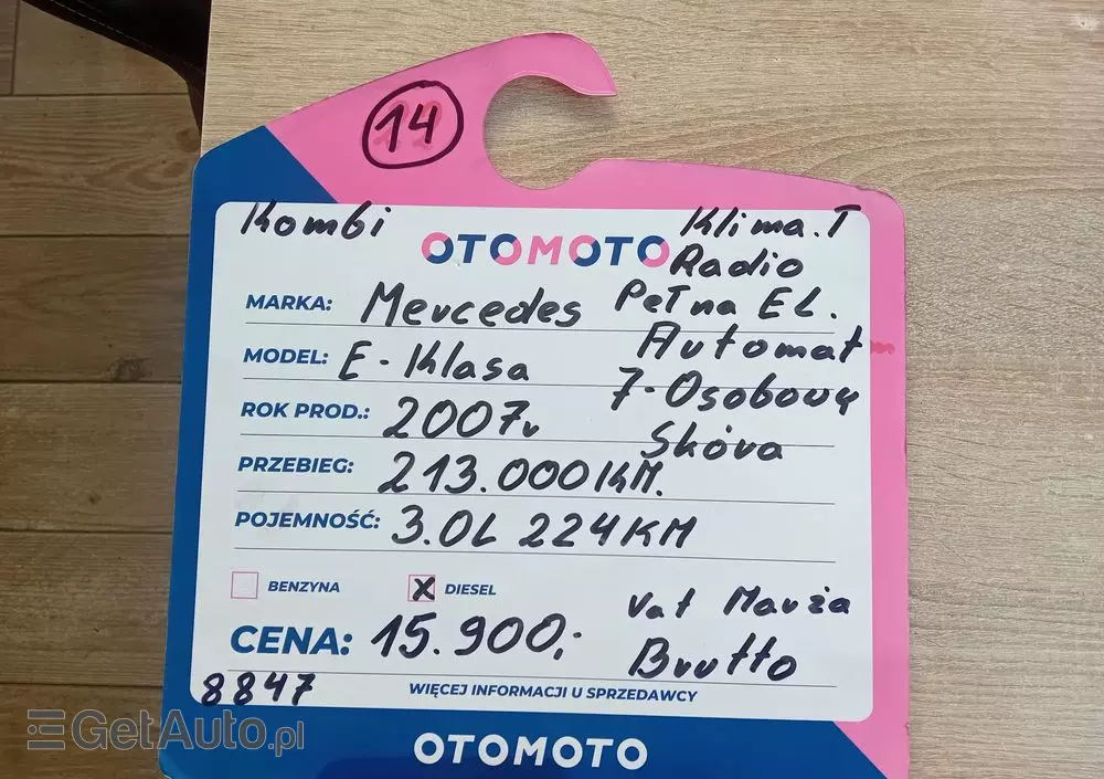 MERCEDES-BENZ Klasa E 