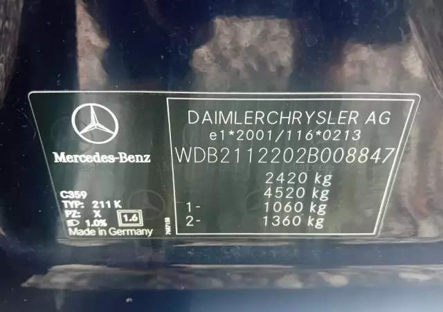 MERCEDES-BENZ Klasa E 