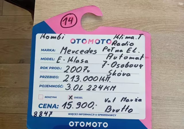 MERCEDES-BENZ Klasa E 