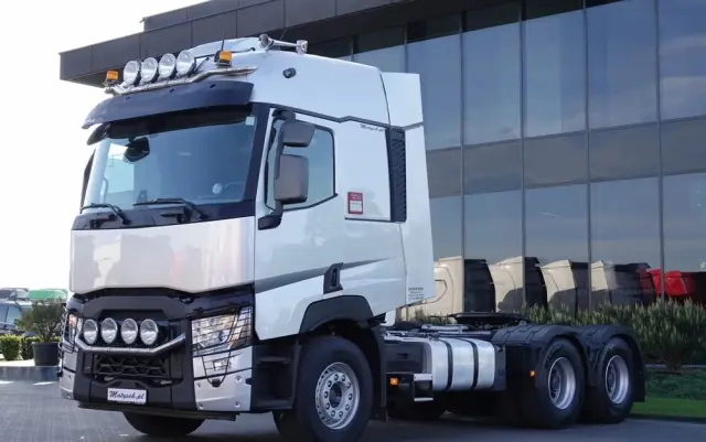 RENAULT C 520  / 6x4 / HYDRAULIKA / RETARDER /  KLIMA POSTOJOWA / 3 OSIOWY CIĄGNIK SIODŁOWY / DMC: 100 000 KG !! / BOGATE WYPOSAŻENIE 