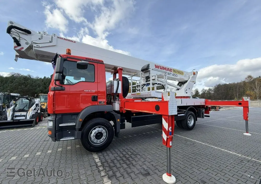 MAN TGM 18.280 Zwyżka WUMAG WT 450 Podnośnik Koszowy 