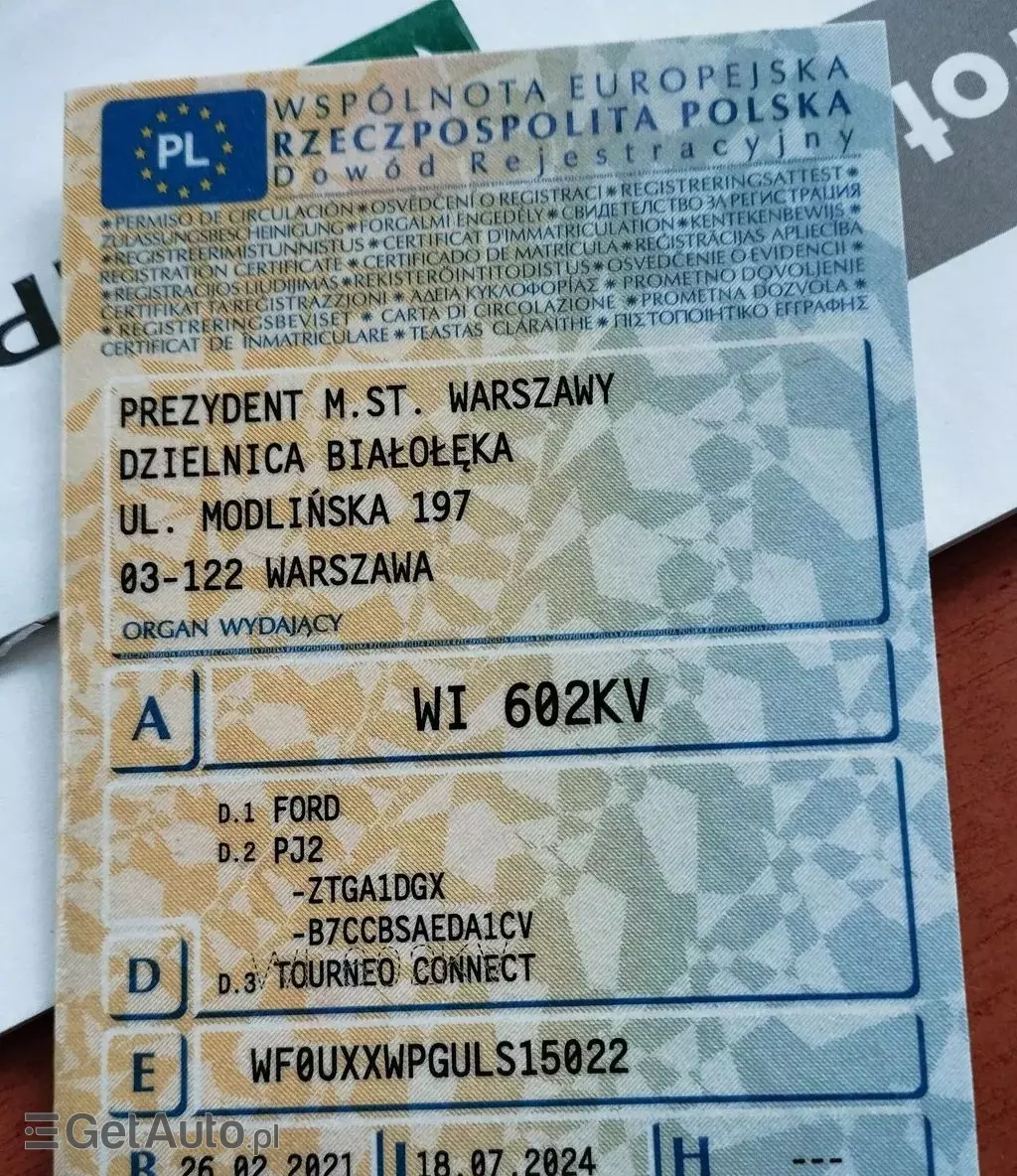 FORD Tourneo Connect 