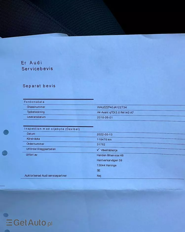 AUDI A4 2.0 TDI Quattro Sport S tronic