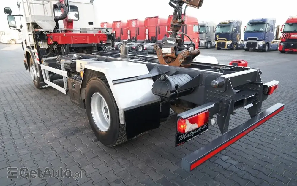 SCANIA P 280 / 4X2 / RAMA - 4,9 M / + HDS HMF 635 / UDŹWIG 1 500 KG / MAX WYSÓW 6,9 M / CHWYTAK / 