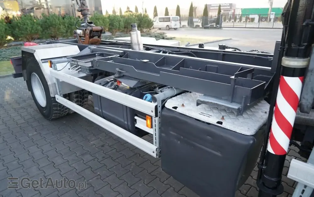 SCANIA P 280 / 4X2 / RAMA - 4,9 M / + HDS HMF 635 / UDŹWIG 1 500 KG / MAX WYSÓW 6,9 M / CHWYTAK / 