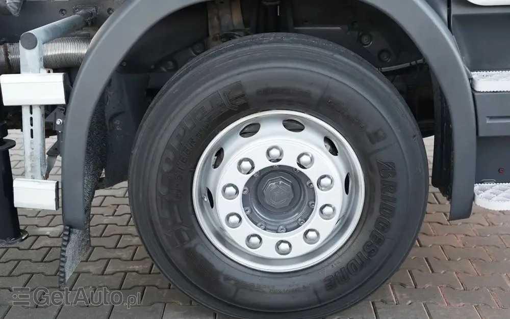 SCANIA P 280 / 4X2 / RAMA - 4,9 M / + HDS HMF 635 / UDŹWIG 1 500 KG / MAX WYSÓW 6,9 M / CHWYTAK / 