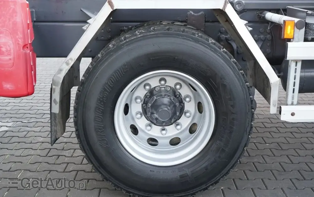 SCANIA P 280 / 4X2 / RAMA - 4,9 M / + HDS HMF 635 / UDŹWIG 1 500 KG / MAX WYSÓW 6,9 M / CHWYTAK / 