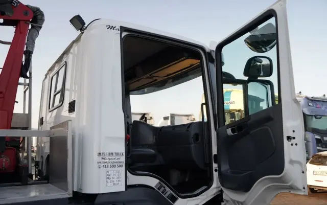 SCANIA P 280 / 4X2 / RAMA - 4,9 M / + HDS HMF 635 / UDŹWIG 1 500 KG / MAX WYSÓW 6,9 M / CHWYTAK / 