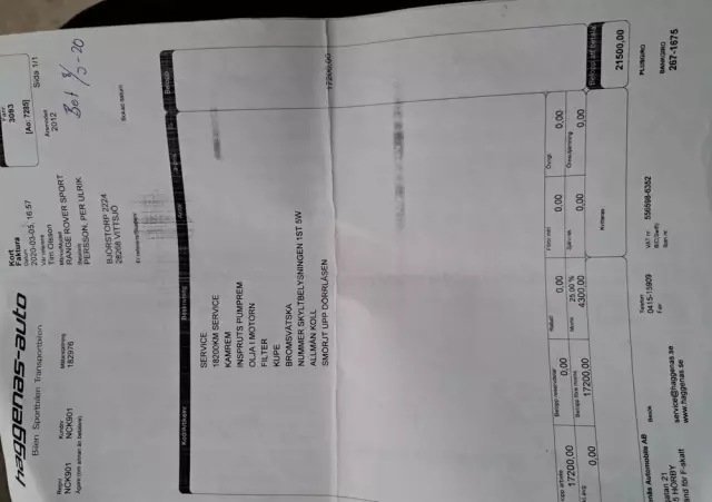 LAND ROVER Range Rover Sport 