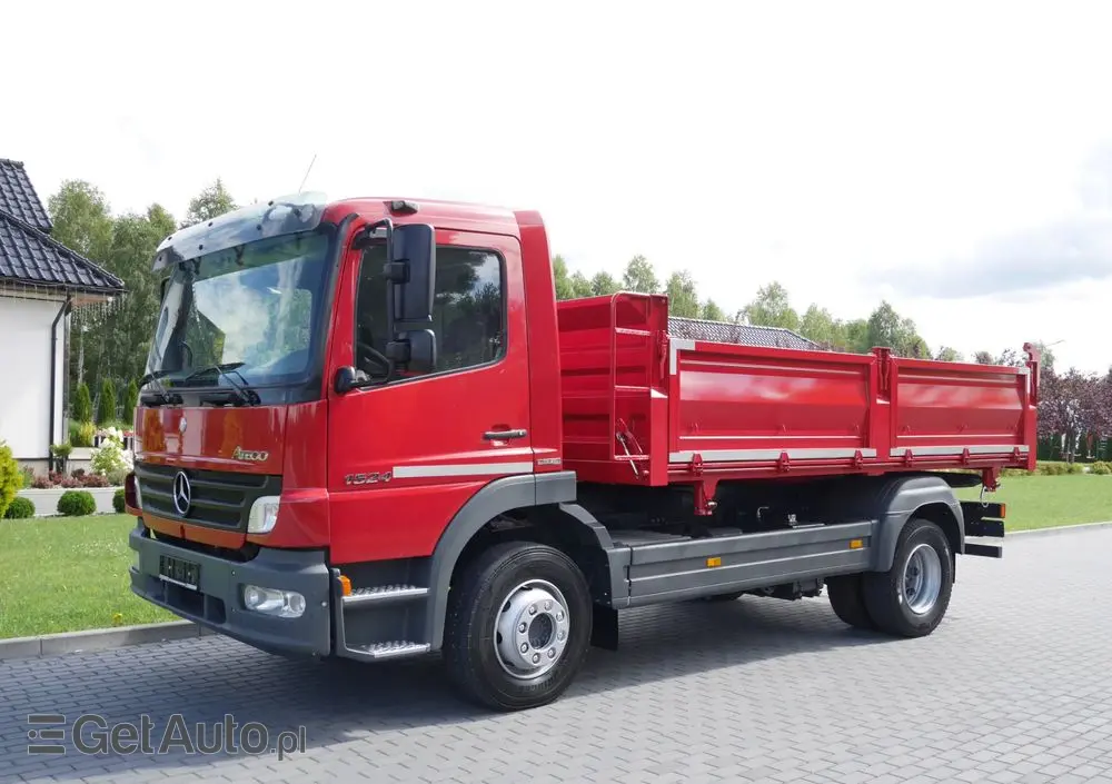 MERCEDES-BENZ ATEGO 1524 WYWROTKA 3-STRONNA, NISKI PRZEBIEG, STAN IDEALNY 