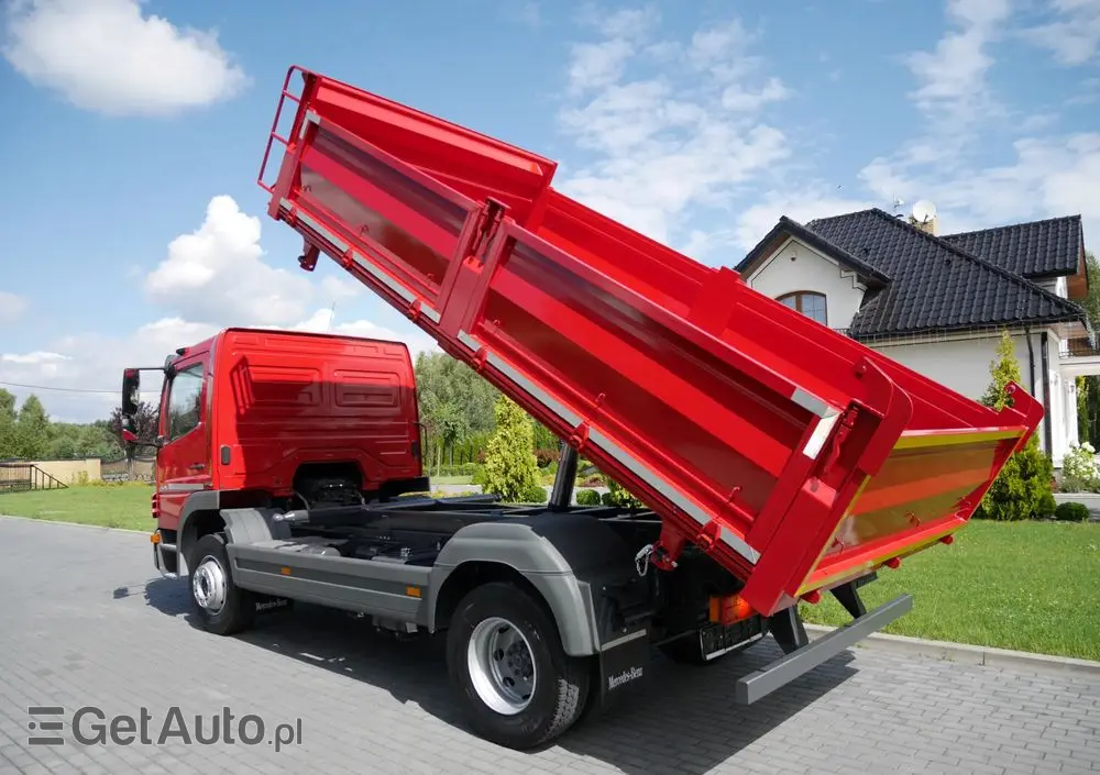 MERCEDES-BENZ ATEGO 1524 WYWROTKA 3-STRONNA, NISKI PRZEBIEG, STAN IDEALNY 