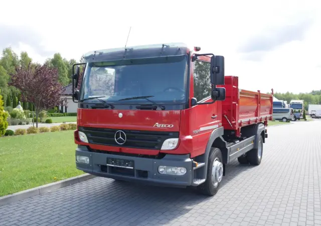 MERCEDES-BENZ ATEGO 1524 WYWROTKA 3-STRONNA, NISKI PRZEBIEG, STAN IDEALNY 