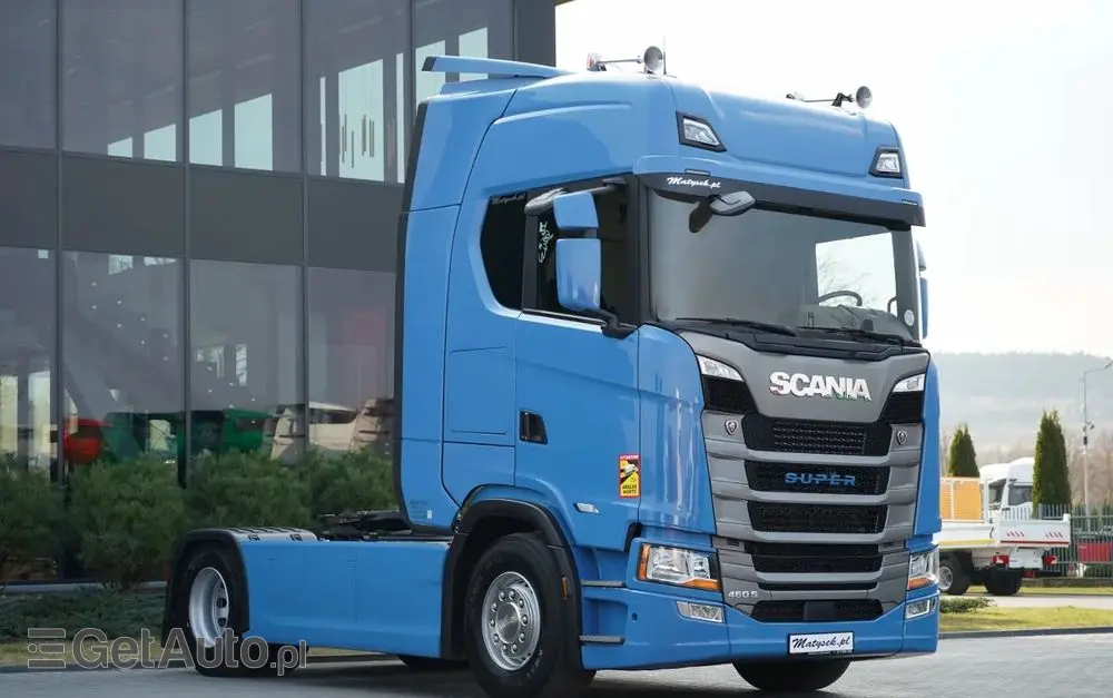 SCANIA S 460 / RETARDER / KLIMA POSTOJOWA / OPONY 100% 