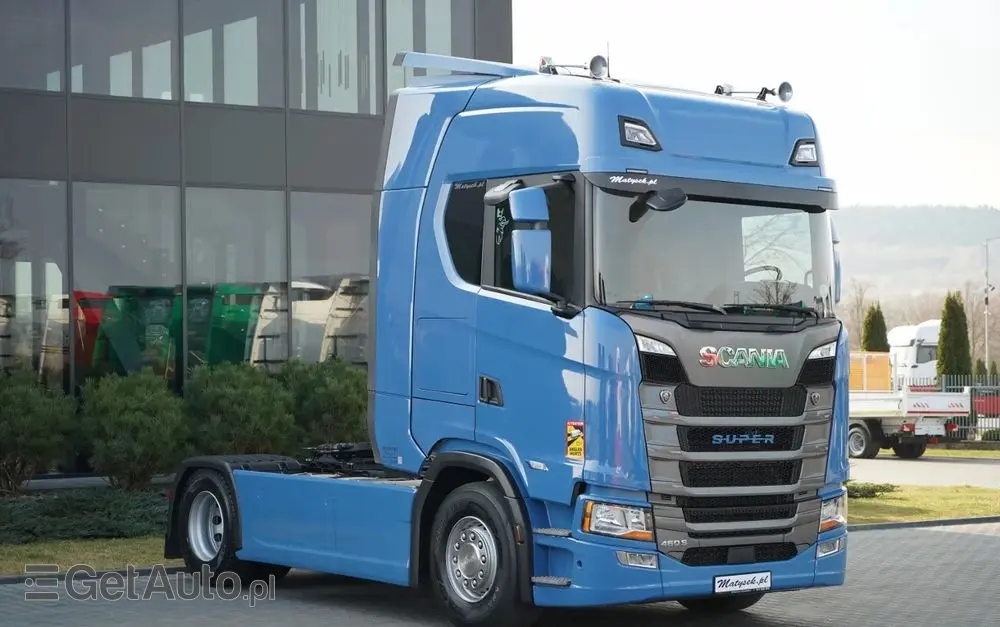 SCANIA S 460 / RETARDER / KLIMA POSTOJOWA / OPONY 100% 