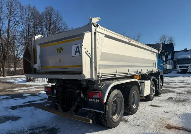 MAN 35.460 TGS wywrotka 8x4, 3-str. MEILLER, BORDMATIC, 250 t.km., TOP! 
