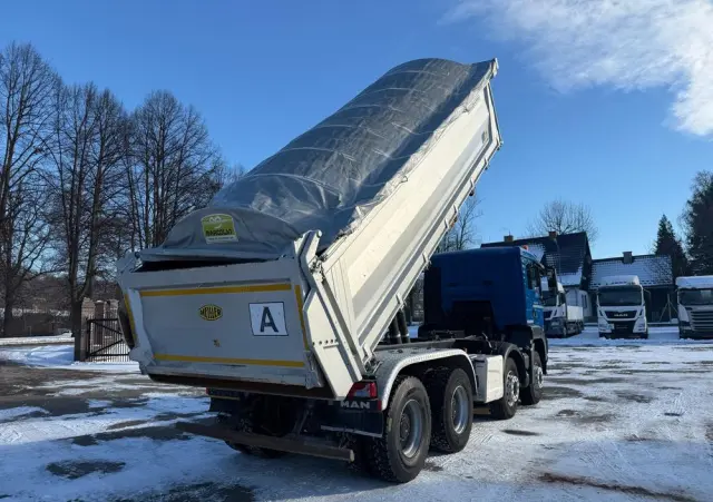 MAN 35.460 TGS wywrotka 8x4, 3-str. MEILLER, BORDMATIC, 250 t.km., TOP! 